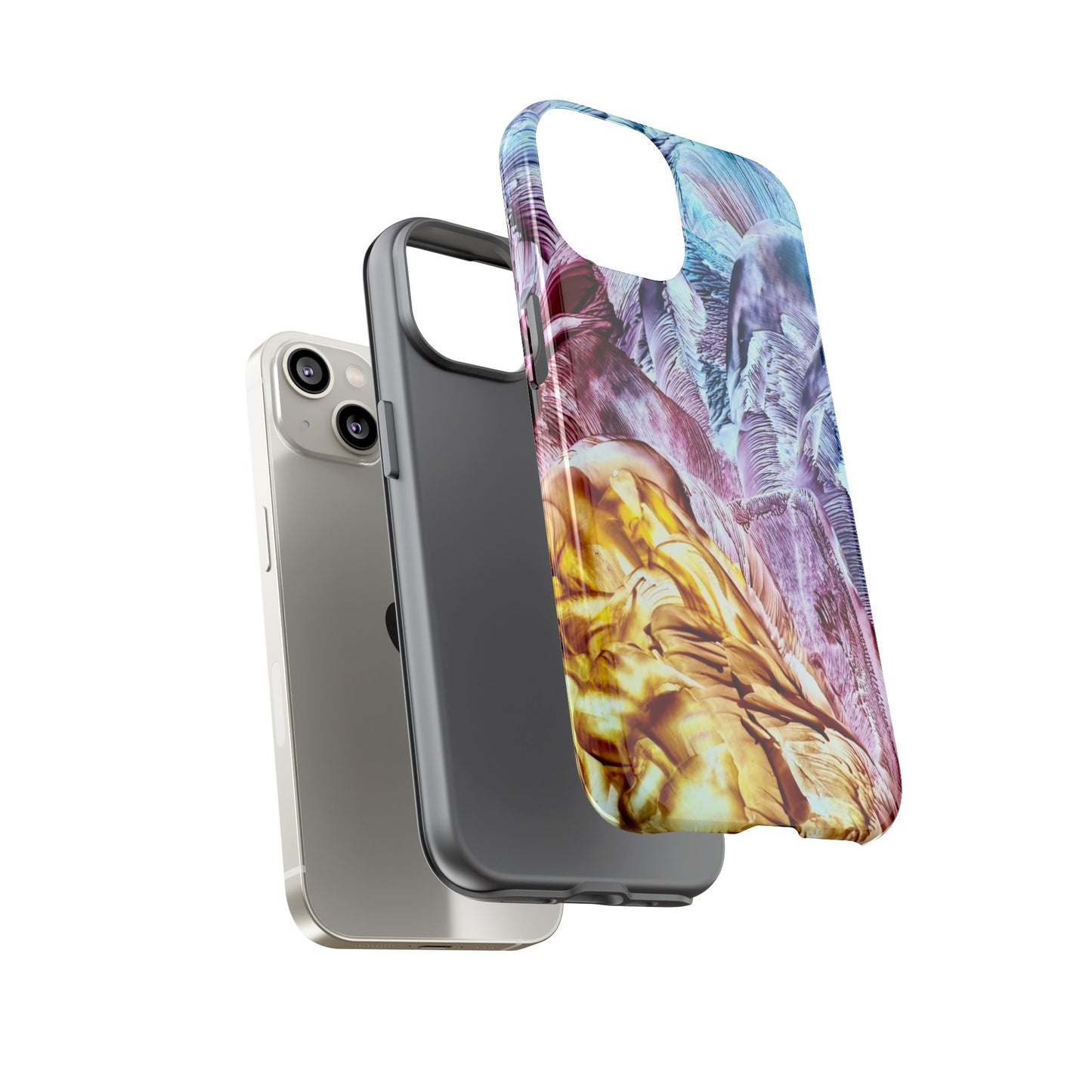 Stylish Hard Phone Case, Waves, Art Design by Sincthus