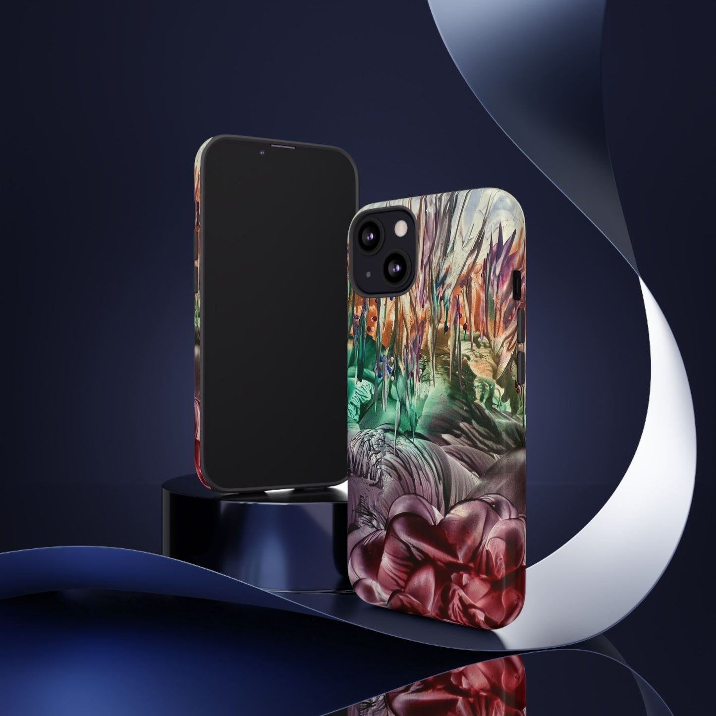 Stylish Hard Phone Case, Landscape, Art Design by Sincthus