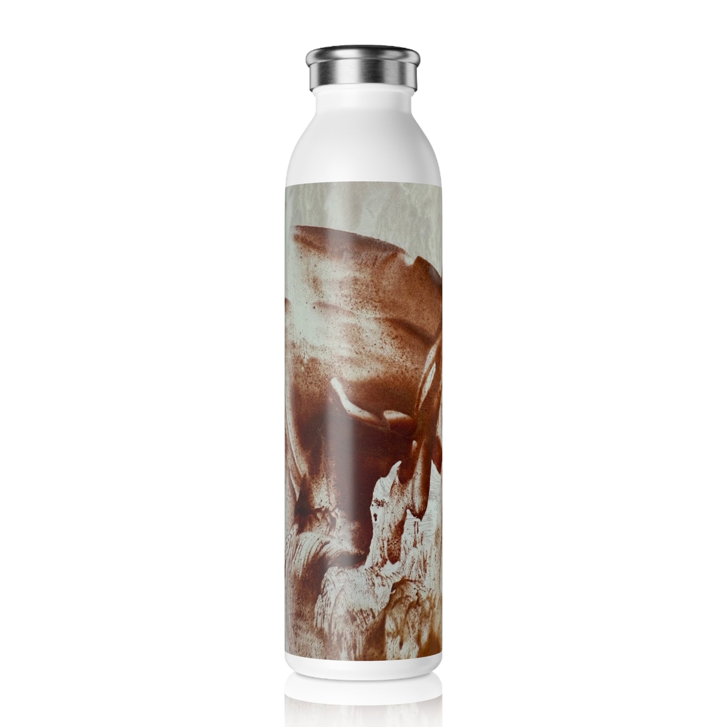 Stylish Slim Water Bottle, Together, Art Design by Sincthus