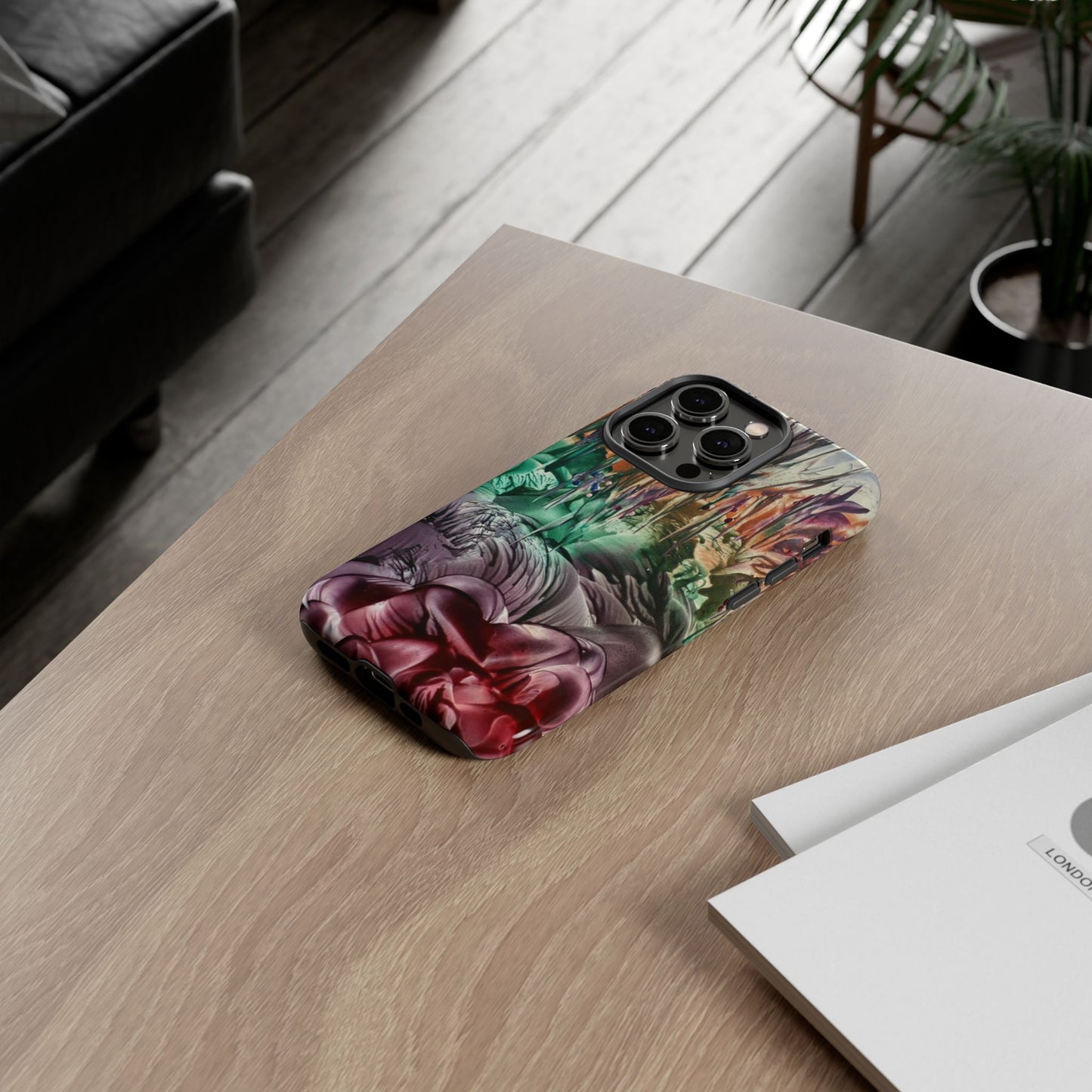 Stylish Hard Phone Case, Landscape, Art Design by Sincthus