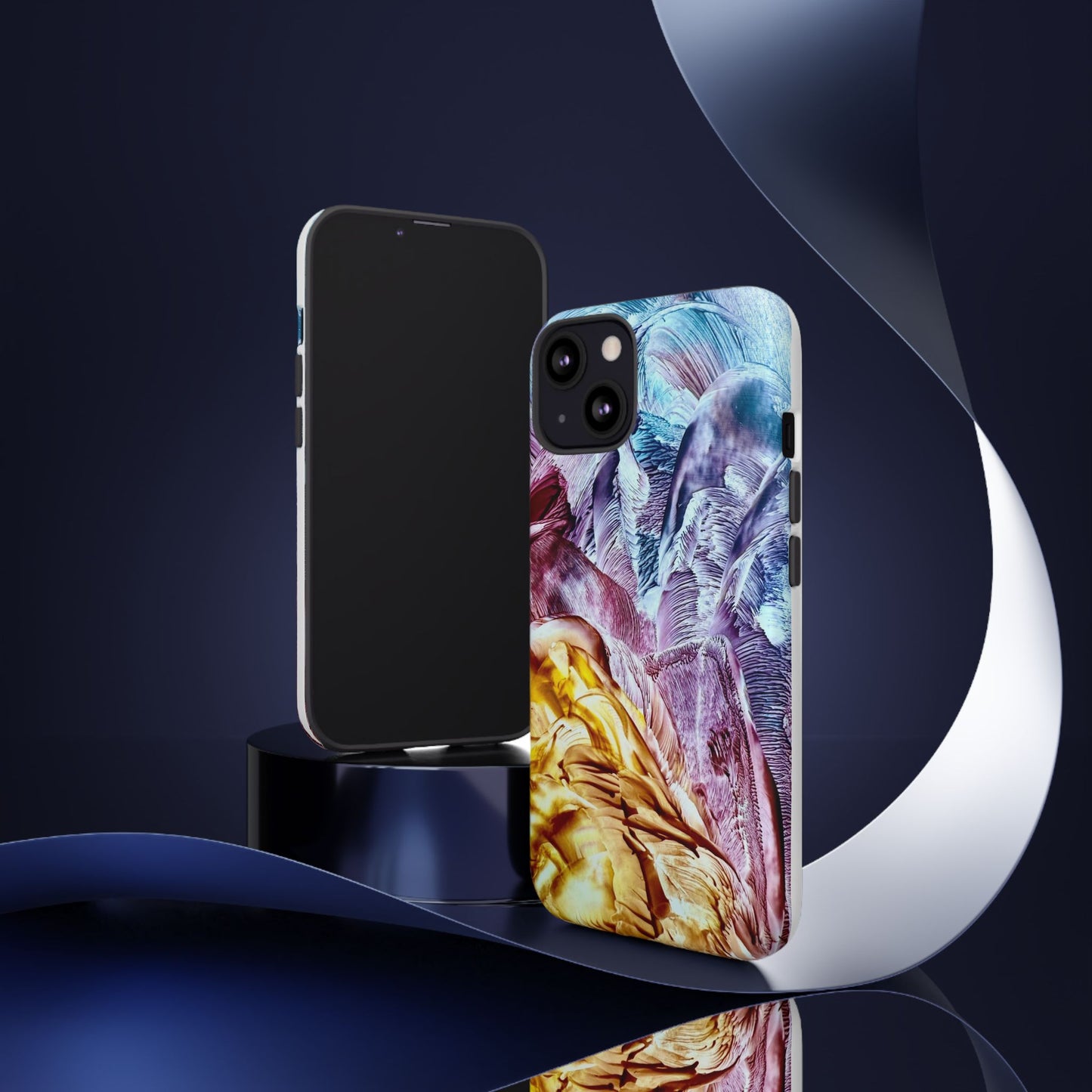 Stylish Hard Phone Case, Waves, Art Design by Sincthus