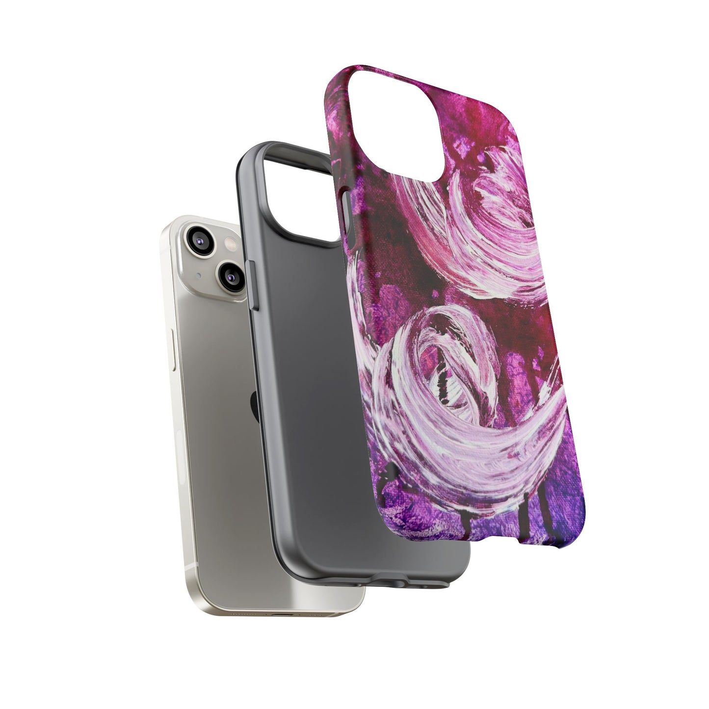 Stylish Hard Phone Case, Love Path, Art Design by Sincthus