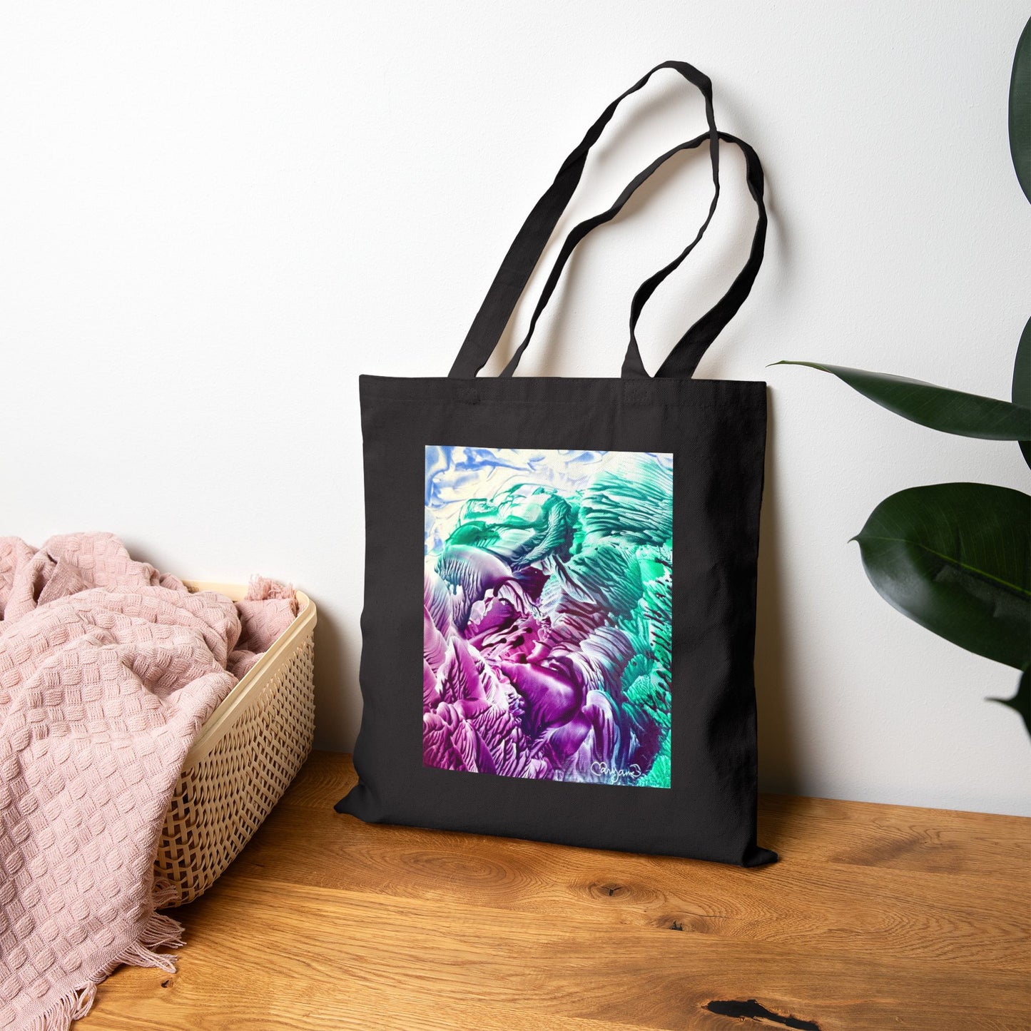 Canvas Tote Bag, Bloom, Art Design by Sincthus