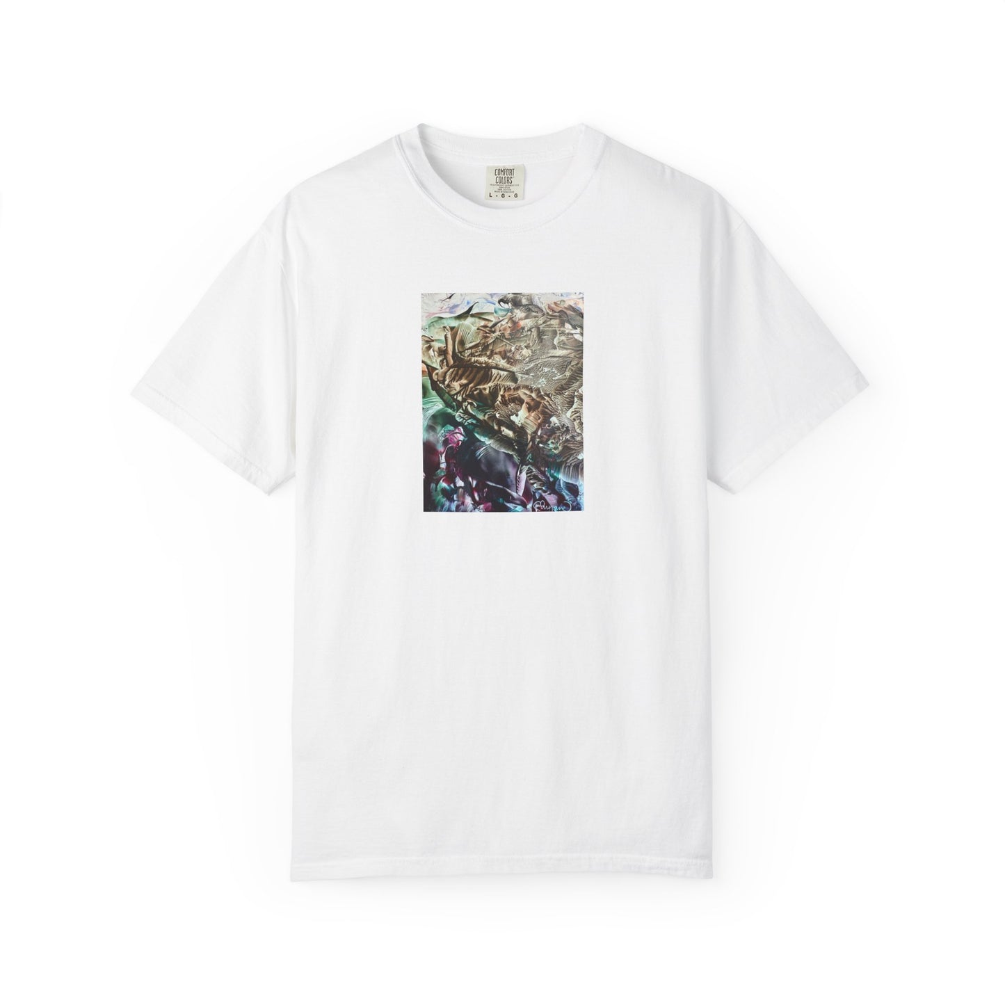 Unisex Garment-Dyed T-shirt, Adventure, Art Design by Sincthus
