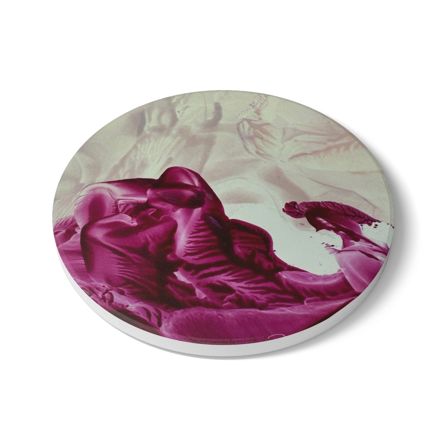 Ceramic Coaster, Mother, Art Design by Sincthus