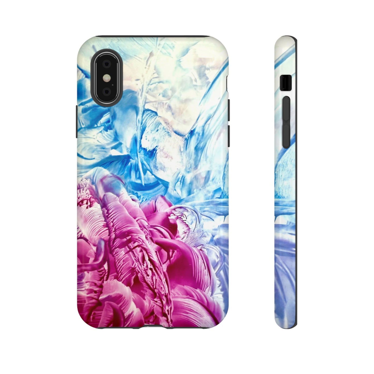 Stylish Hard Phone Case, White Horse, Art Design by Sincthus