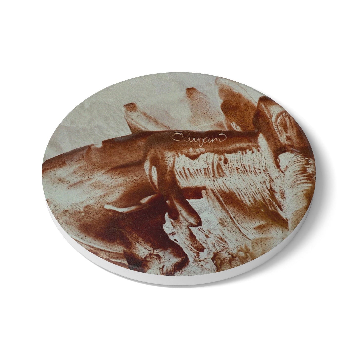 Ceramic Coaster, Together, Art Design by Sincthus