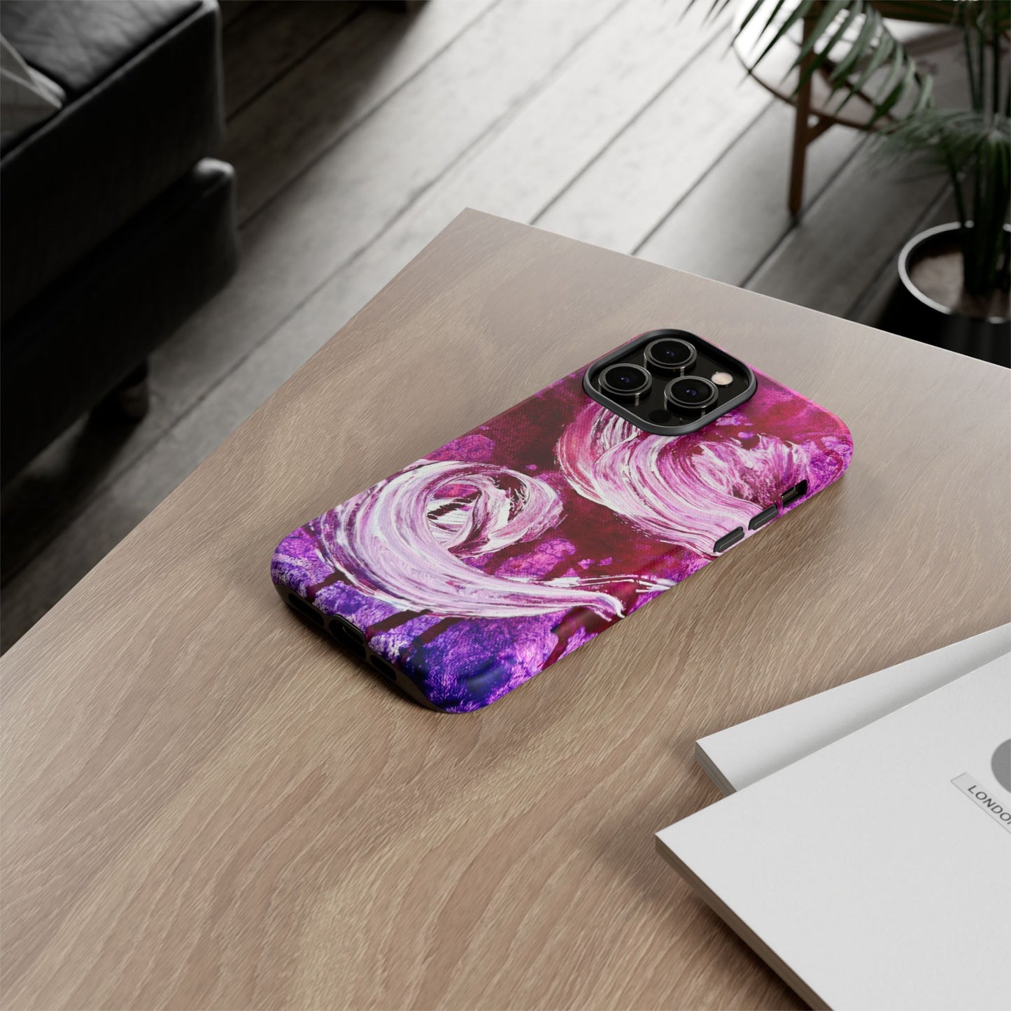 Stylish Hard Phone Case, Love Path, Art Design by Sincthus