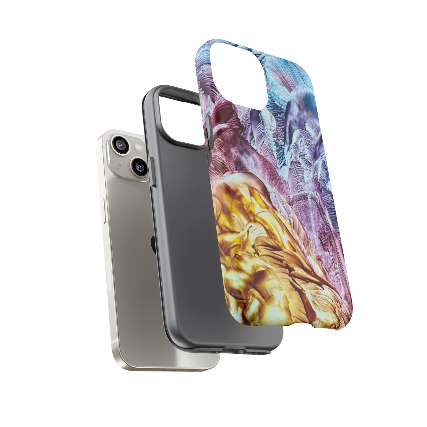 Stylish Hard Phone Case, Waves, Art Design by Sincthus