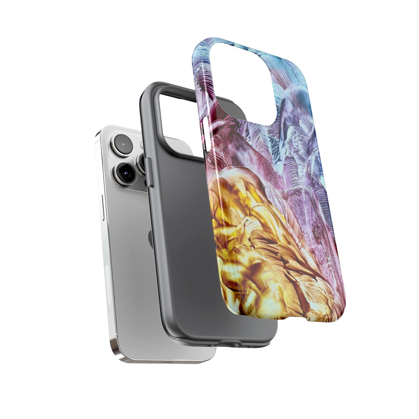 Stylish Hard Phone Case, Waves, Art Design by Sincthus