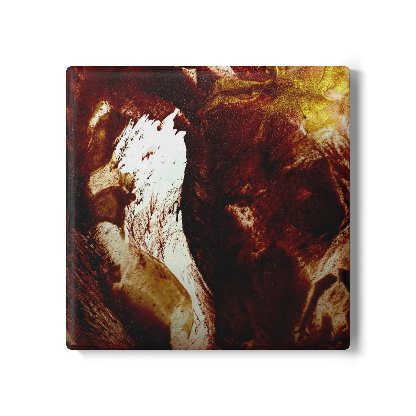 Ceramic Coaster, Autumn, Art Design by Sincthus