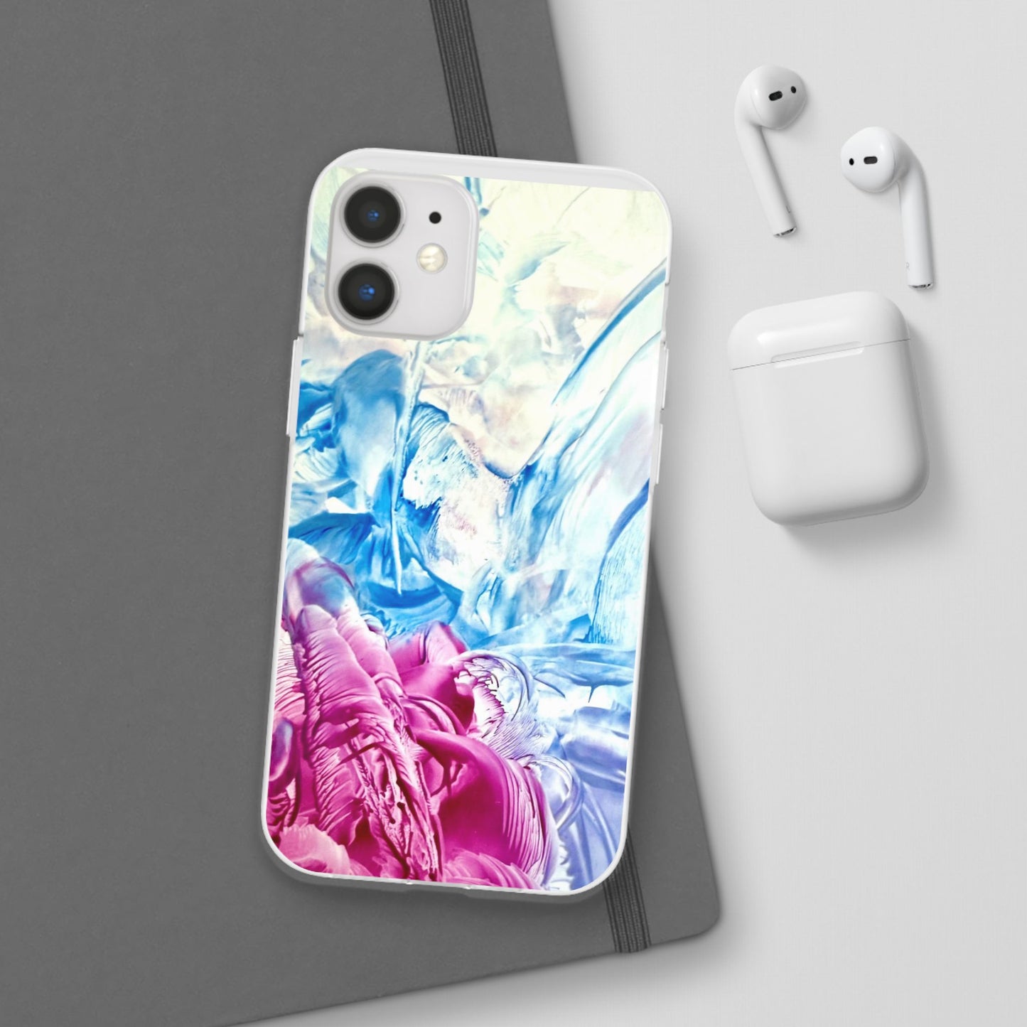 ArtFlex Phone Case, White Horse, Art Design by Sincthus