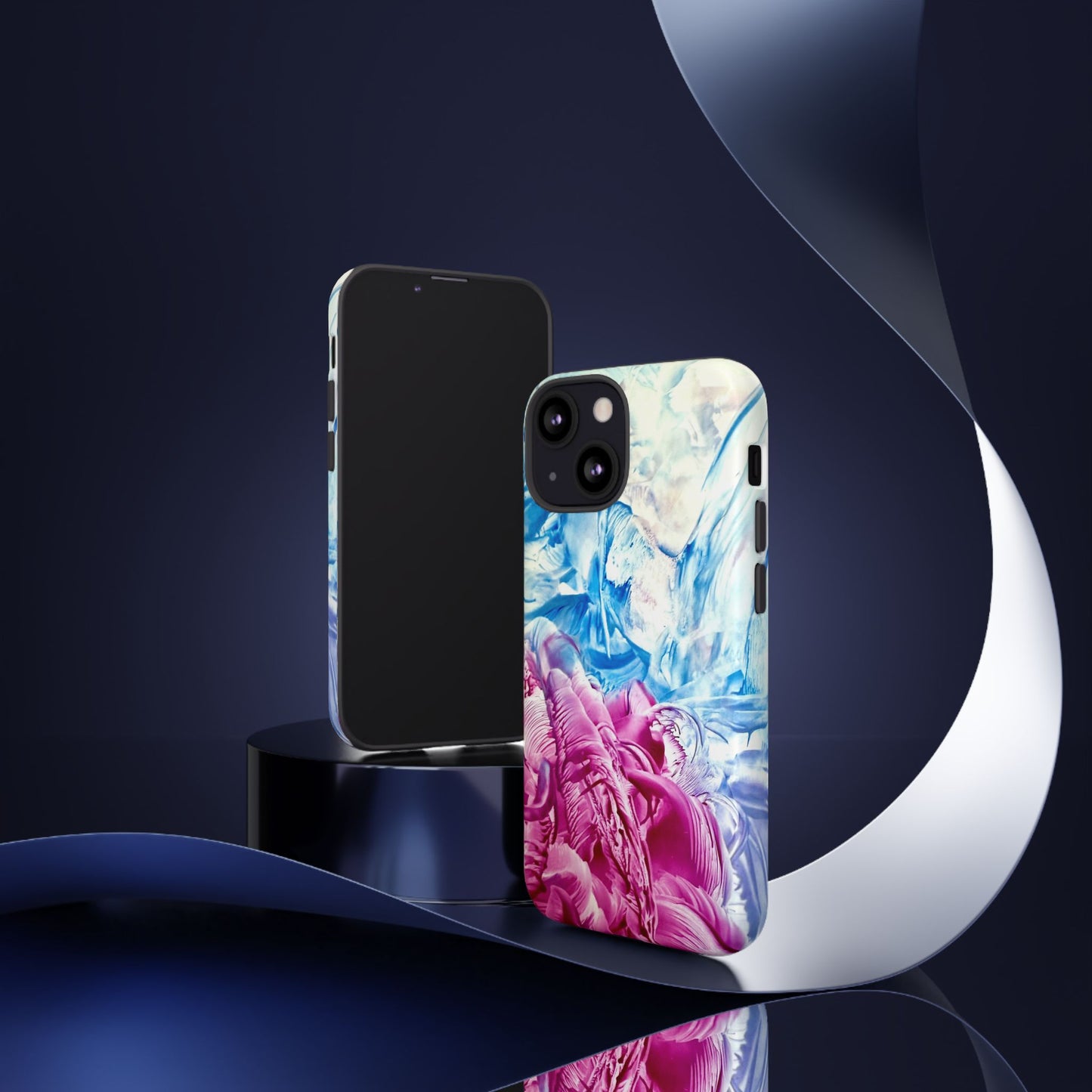 Stylish Hard Phone Case, White Horse, Art Design by Sincthus