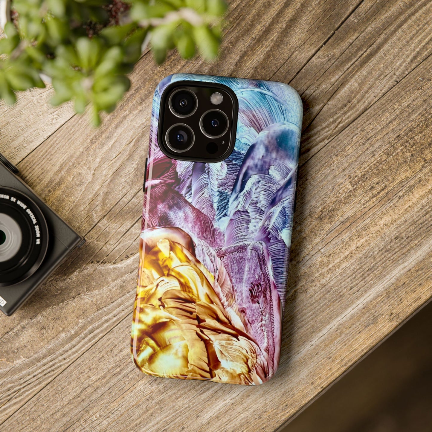 Stylish Hard Phone Case, Waves, Art Design by Sincthus