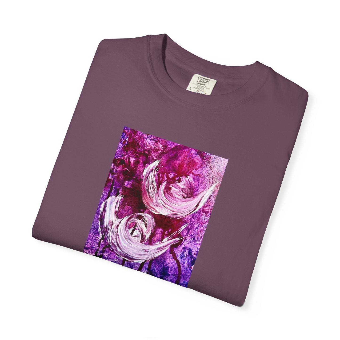 Unisex Garment-Dyed T-shirt, Love Path, Art Design by Sincthus