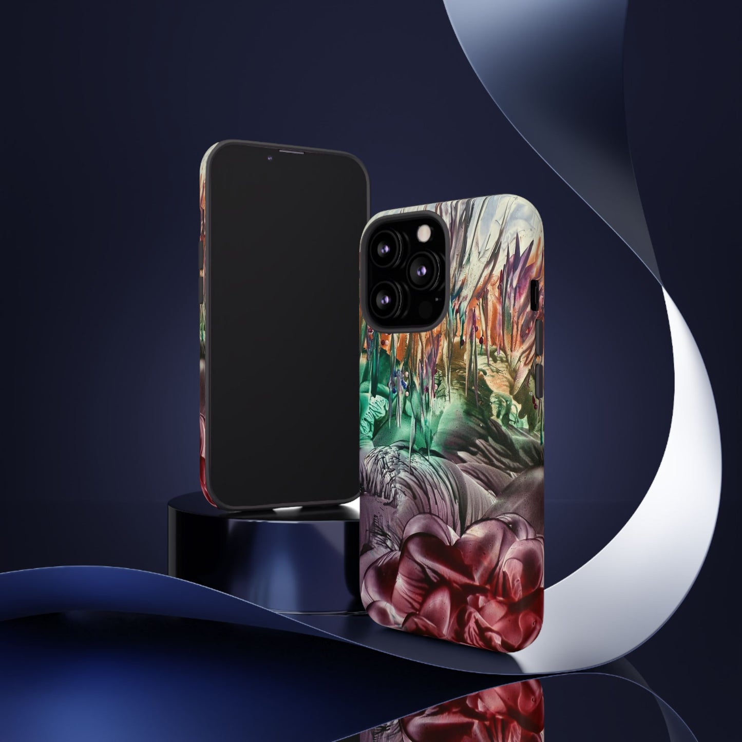 Stylish Hard Phone Case, Landscape, Art Design by Sincthus