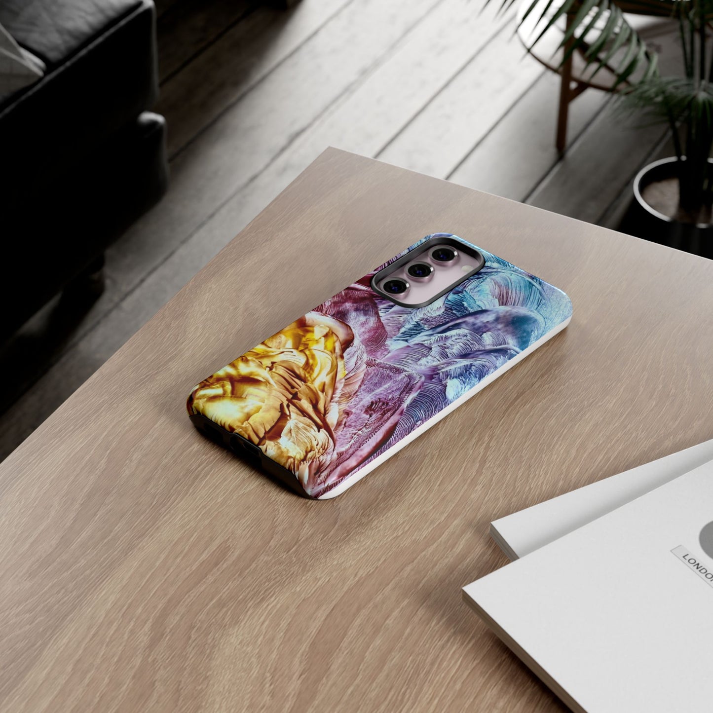 Stylish Hard Phone Case, Waves, Art Design by Sincthus