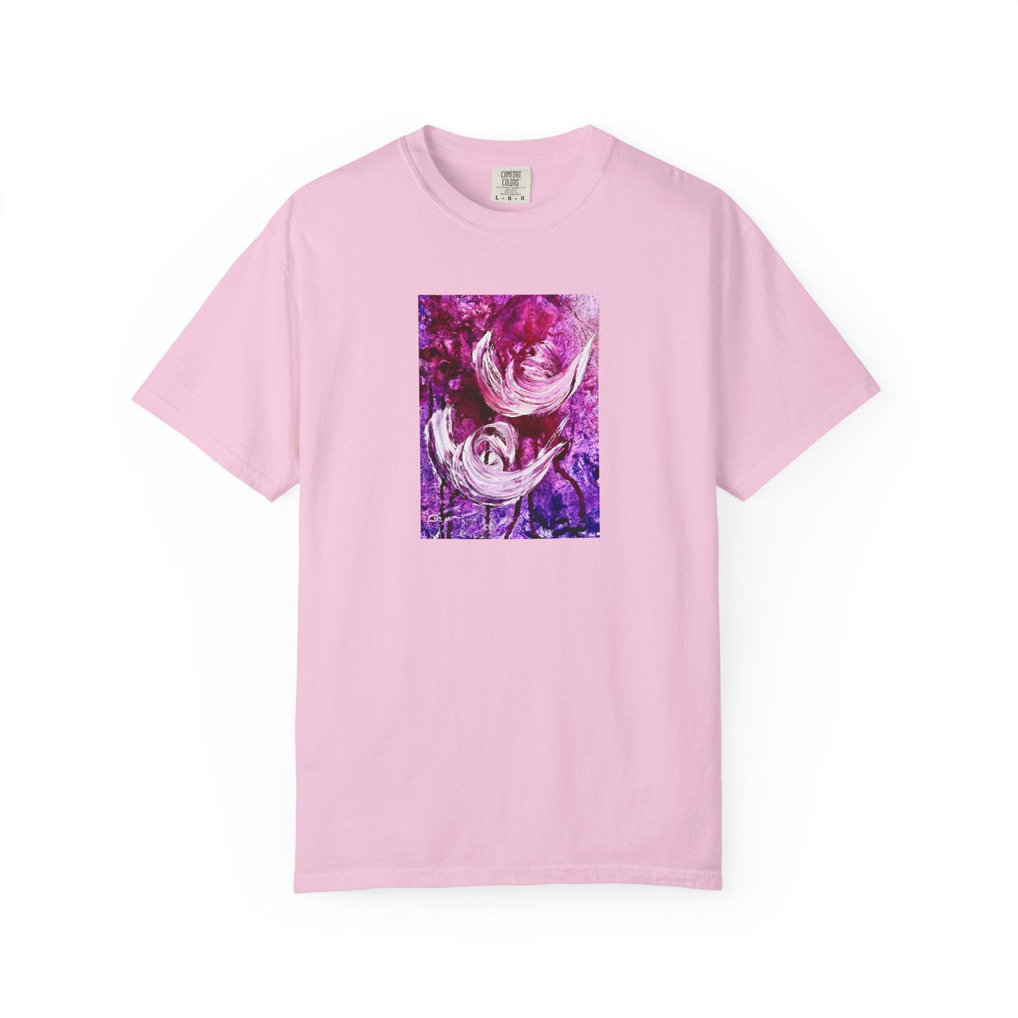 Unisex Garment-Dyed T-shirt, Love Path, Art Design by Sincthus