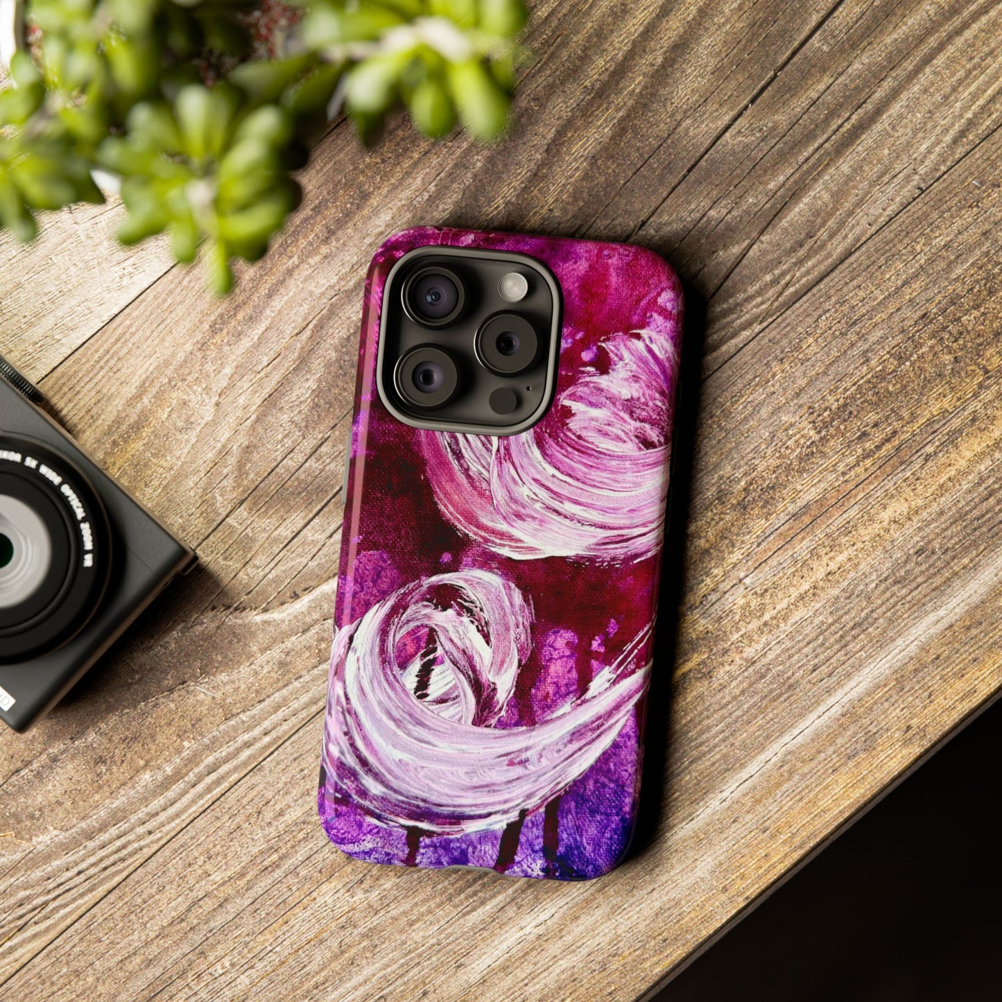 Stylish Hard Phone Case, Love Path, Art Design by Sincthus