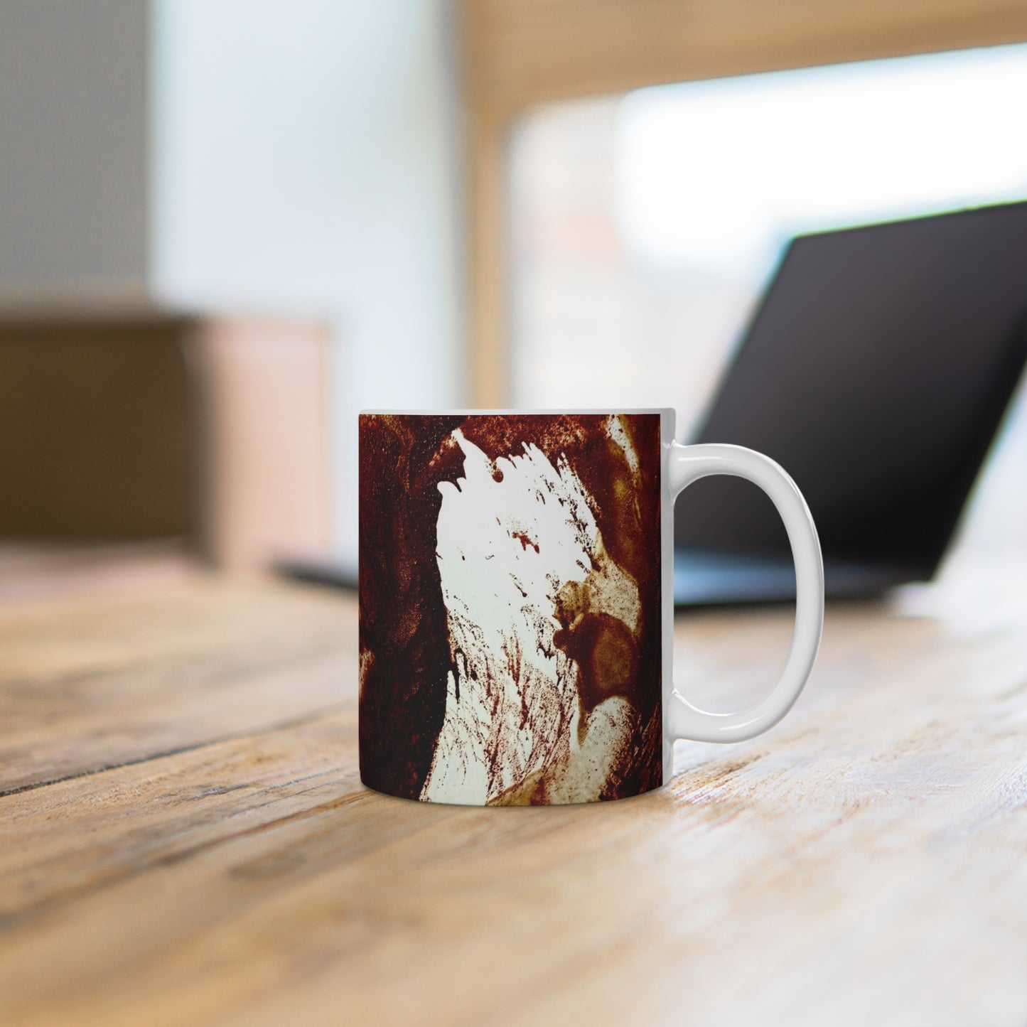 Artistic Ceramic Mug, Autumn, Art Design by Sincthus