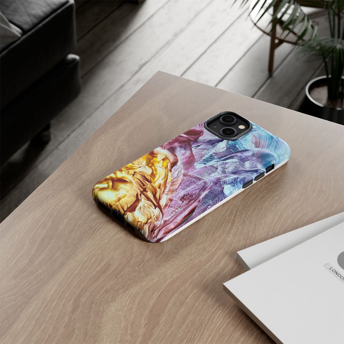 Stylish Hard Phone Case, Waves, Art Design by Sincthus