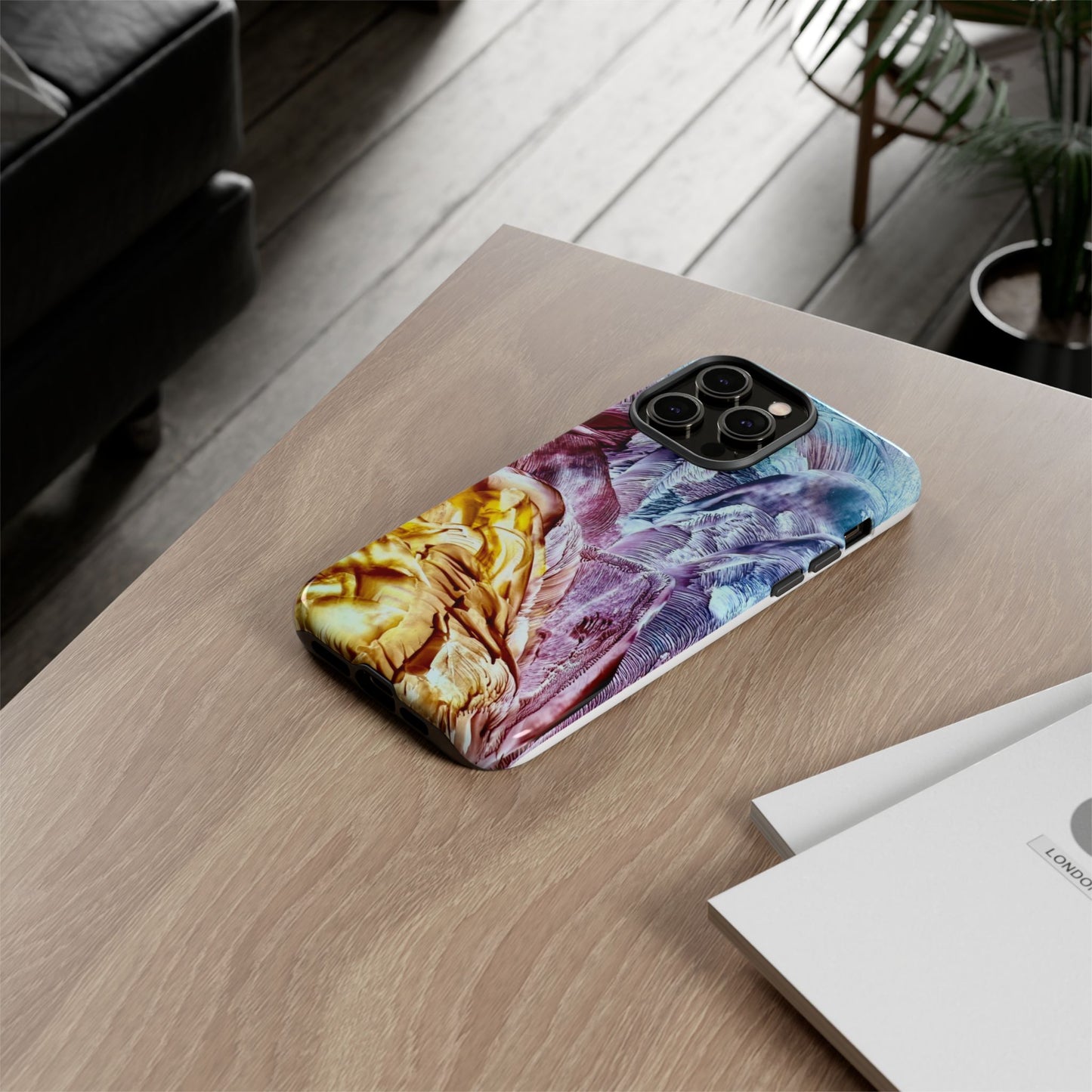 Stylish Hard Phone Case, Waves, Art Design by Sincthus