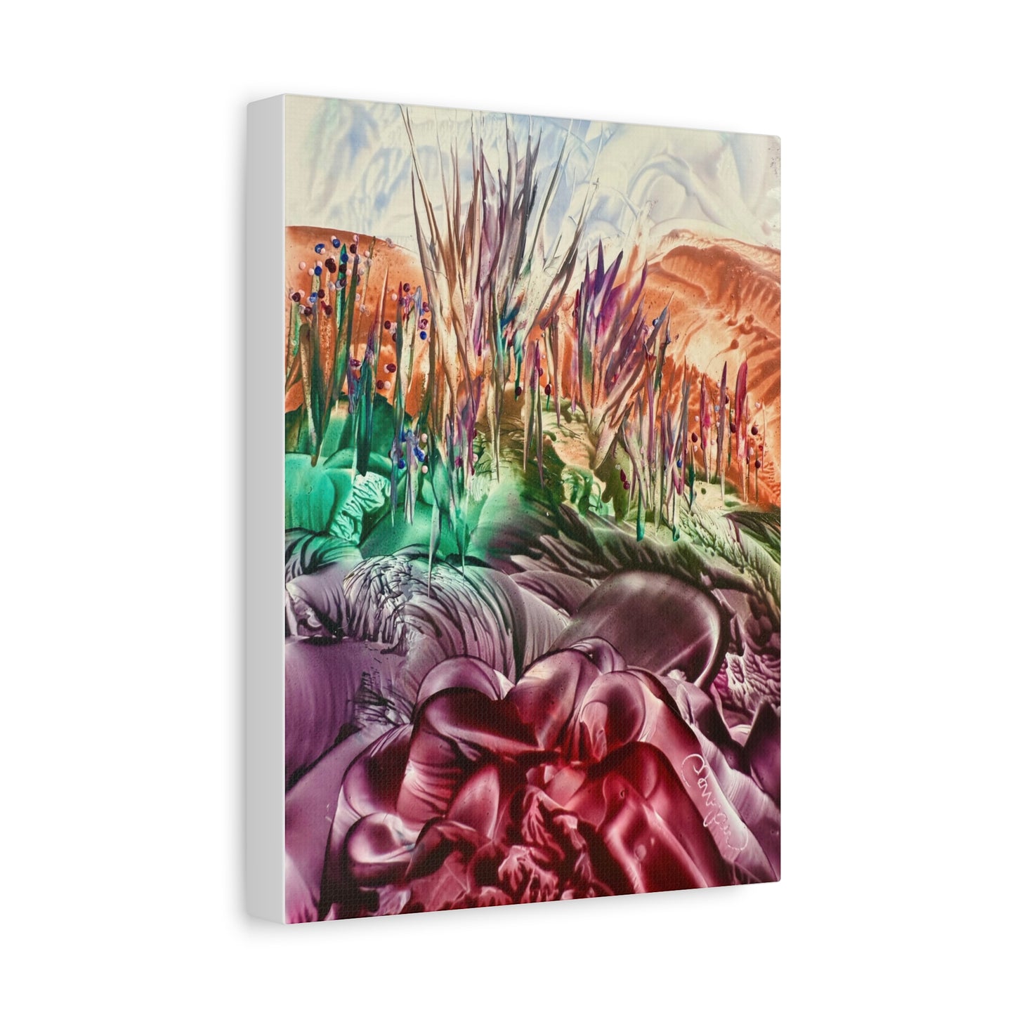 Abstract Art Canvas Print, Landscape, Art Design by Sincthus