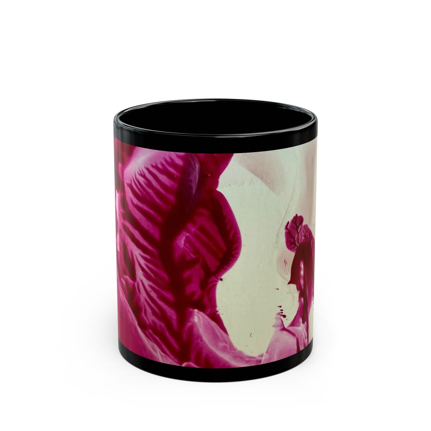 Black Ceramic Mug, Mother, Art Design by Sincthus