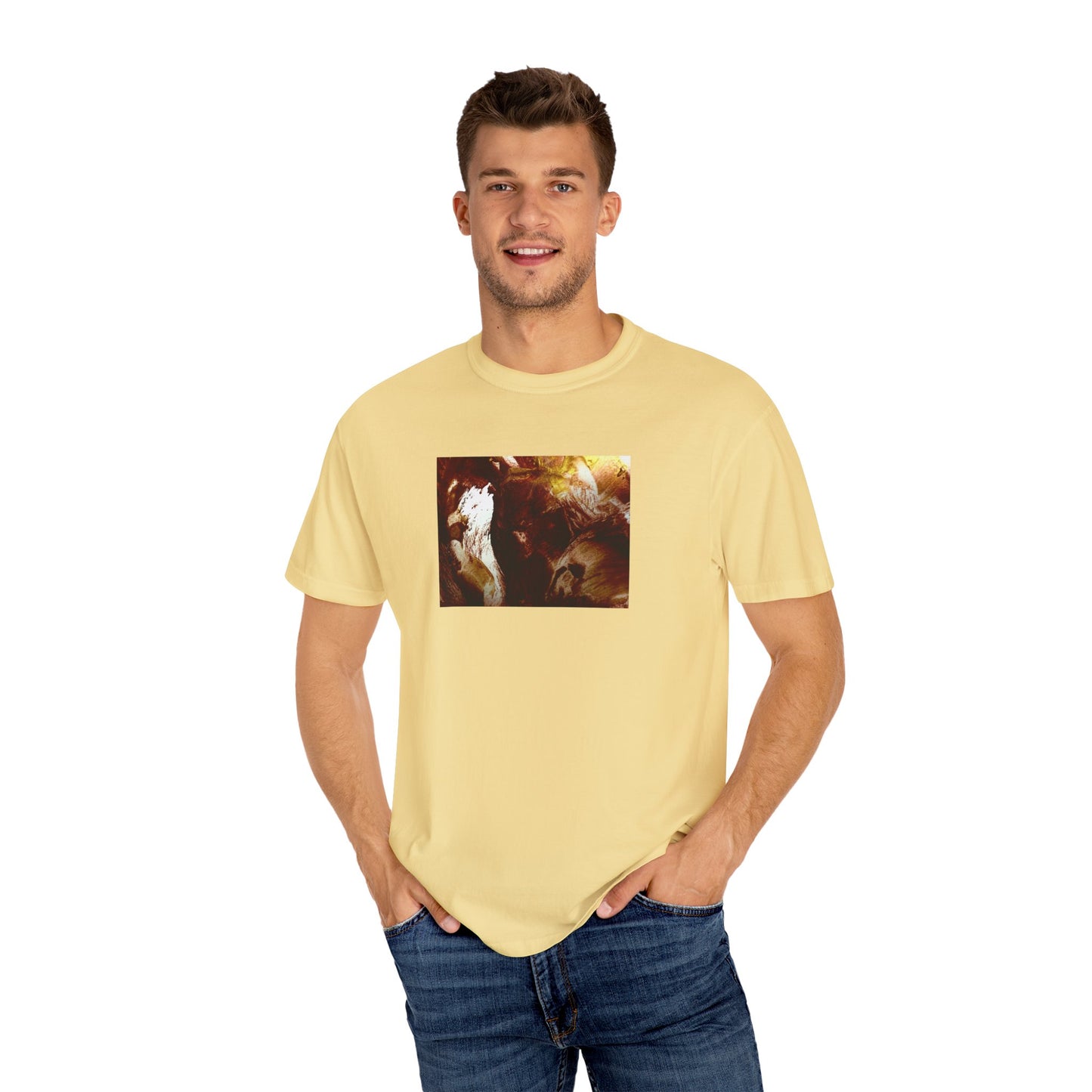 Unisex Garment-Dyed T-shirt, Autumn, Art Design by Sincthus