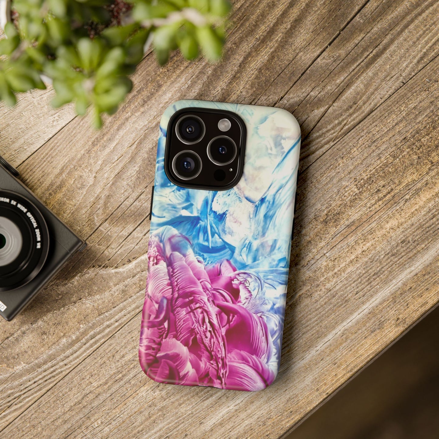Stylish Hard Phone Case, White Horse, Art Design by Sincthus