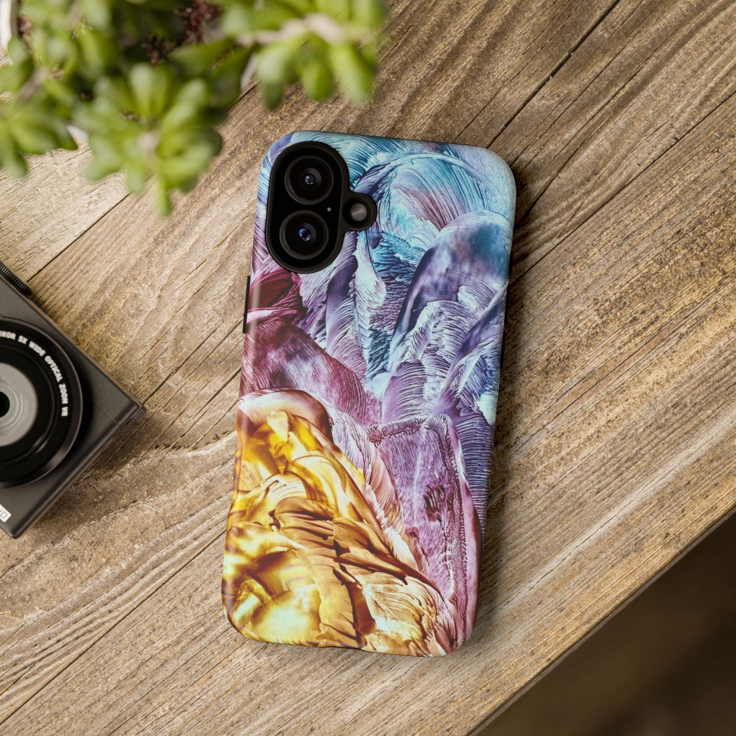 Stylish Hard Phone Case, Waves, Art Design by Sincthus