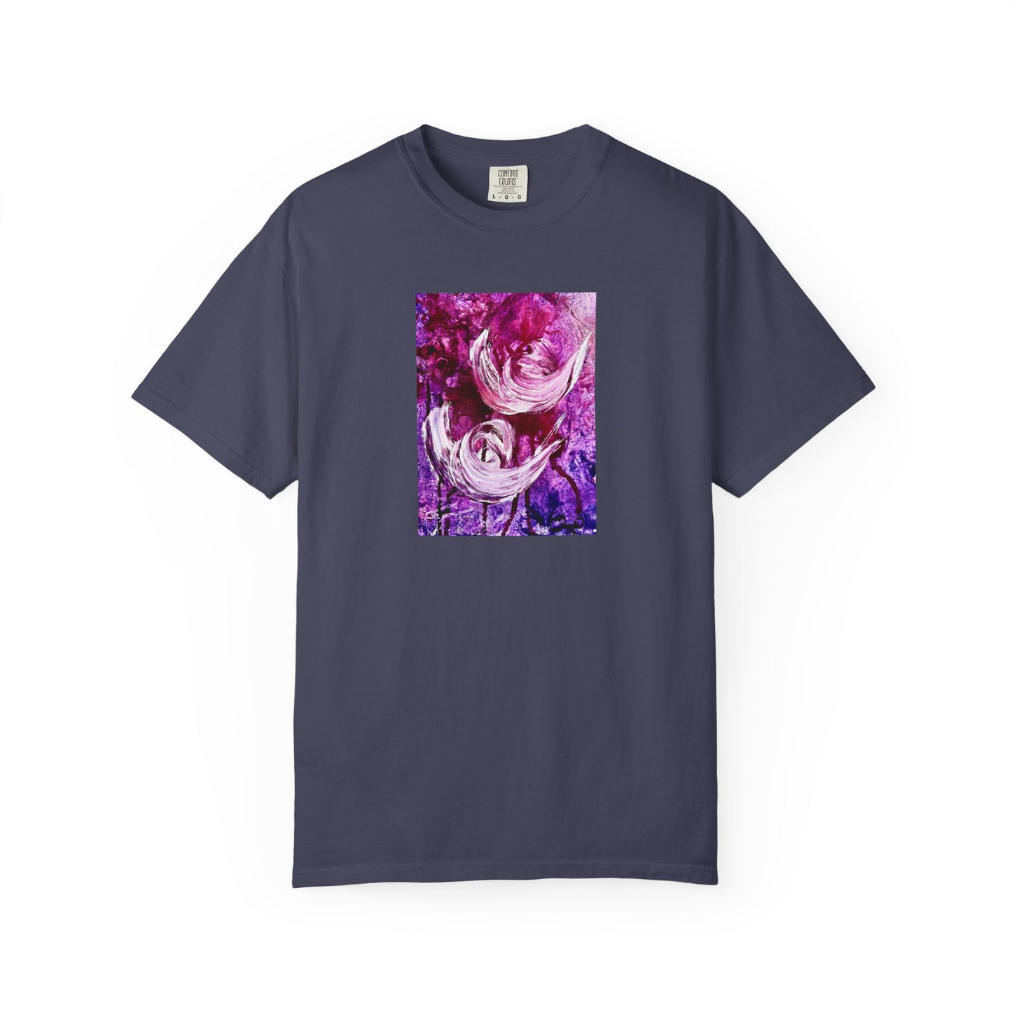 Unisex Garment-Dyed T-shirt, Love Path, Art Design by Sincthus