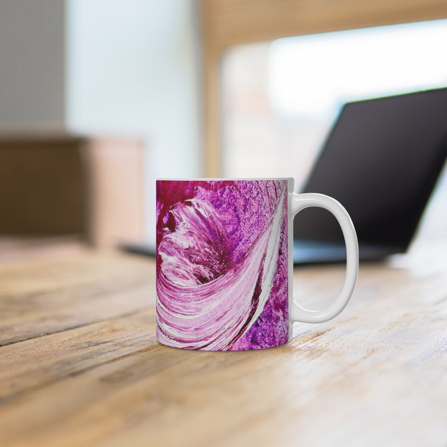 Artistic Ceramic Mug, Love Path, Art Design by Sincthus