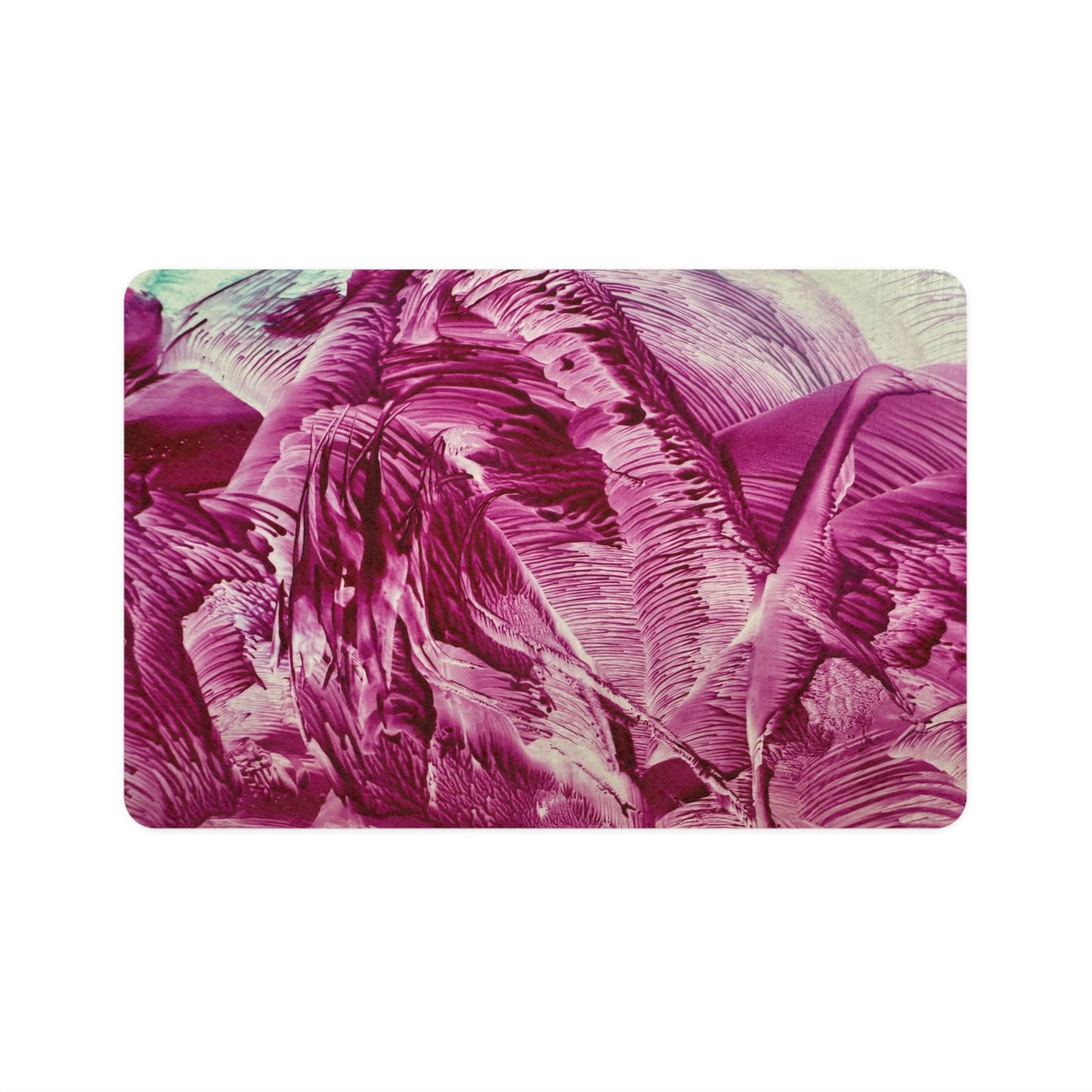 Elegant Pet Food Mat, Day walk, Art Design by Sincthus