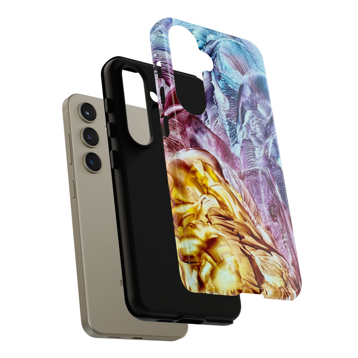 Stylish Hard Phone Case, Waves, Art Design by Sincthus