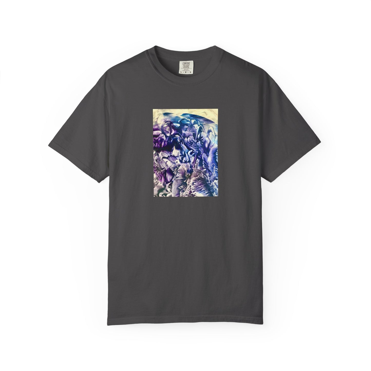 Unisex Garment-Dyed T-shirt, Flood, Art Design by Sincthus