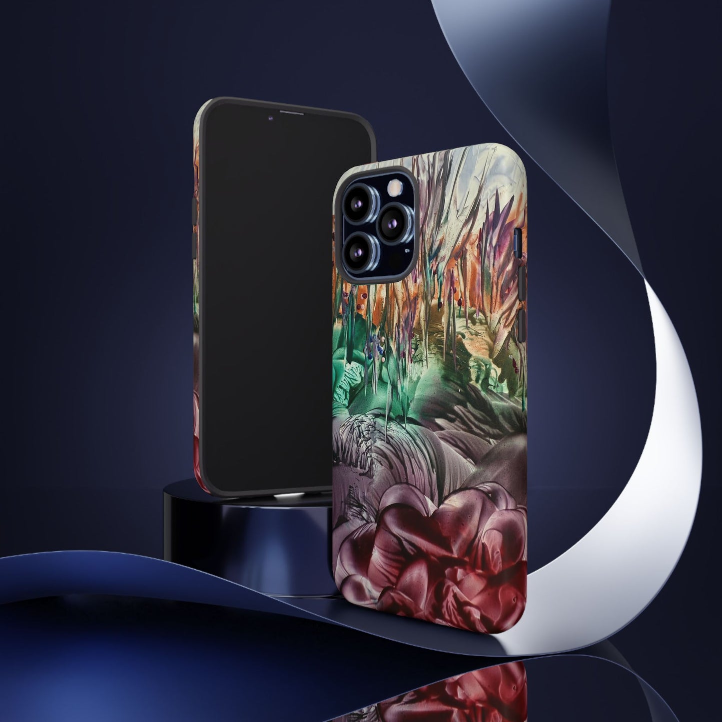 Stylish Hard Phone Case, Landscape, Art Design by Sincthus