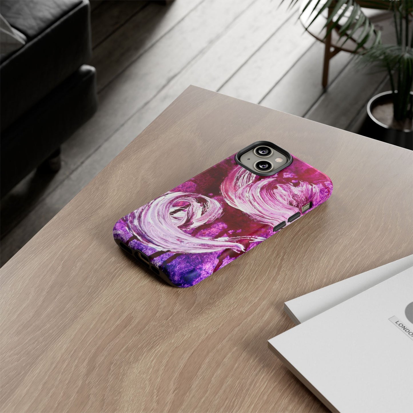 Stylish Hard Phone Case, Love Path, Art Design by Sincthus