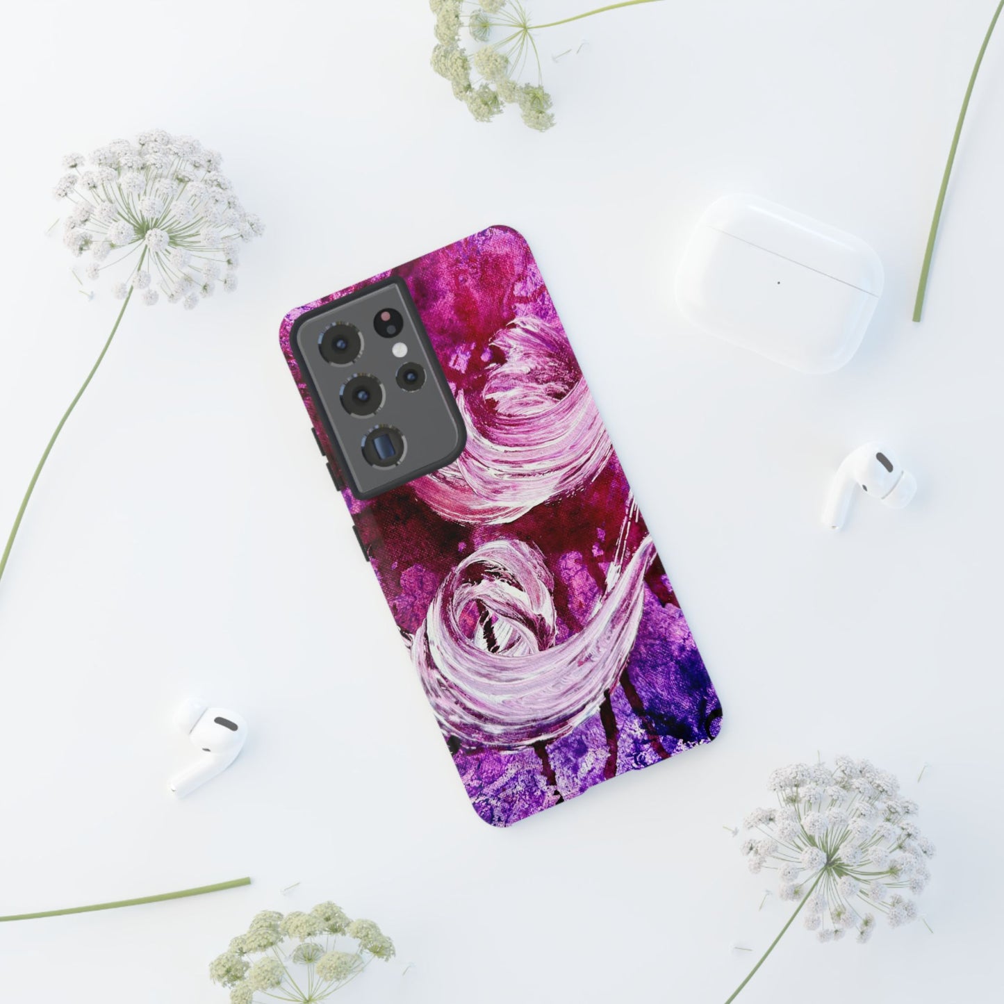 Stylish Hard Phone Case, Love Path, Art Design by Sincthus