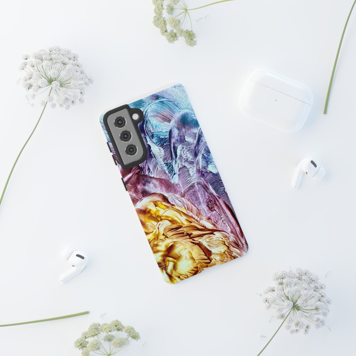 Stylish Hard Phone Case, Waves, Art Design by Sincthus