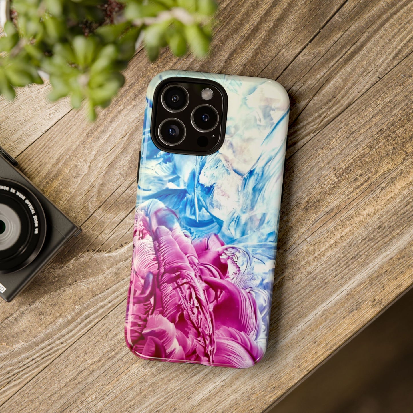 Stylish Hard Phone Case, White Horse, Art Design by Sincthus