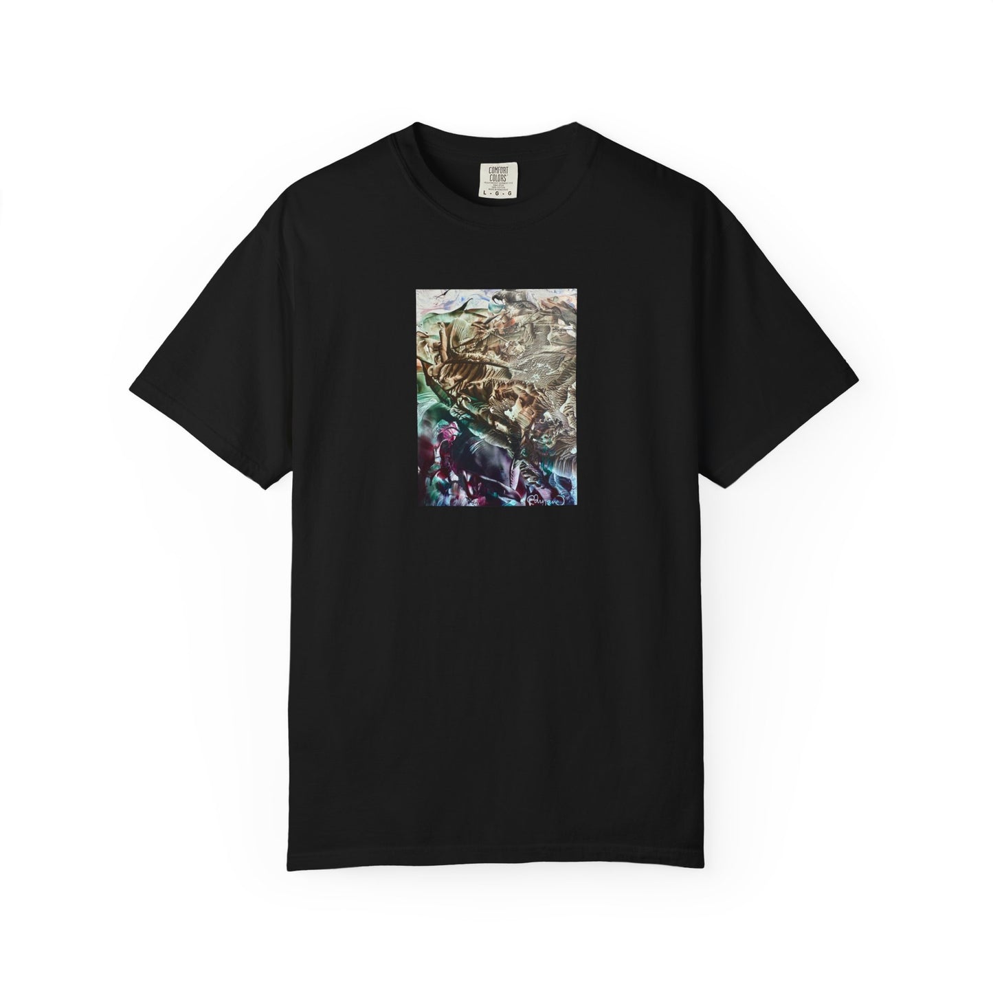 Unisex Garment-Dyed T-shirt, Adventure, Art Design by Sincthus