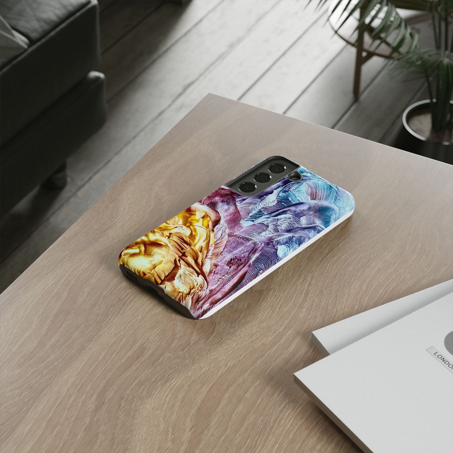 Stylish Hard Phone Case, Waves, Art Design by Sincthus