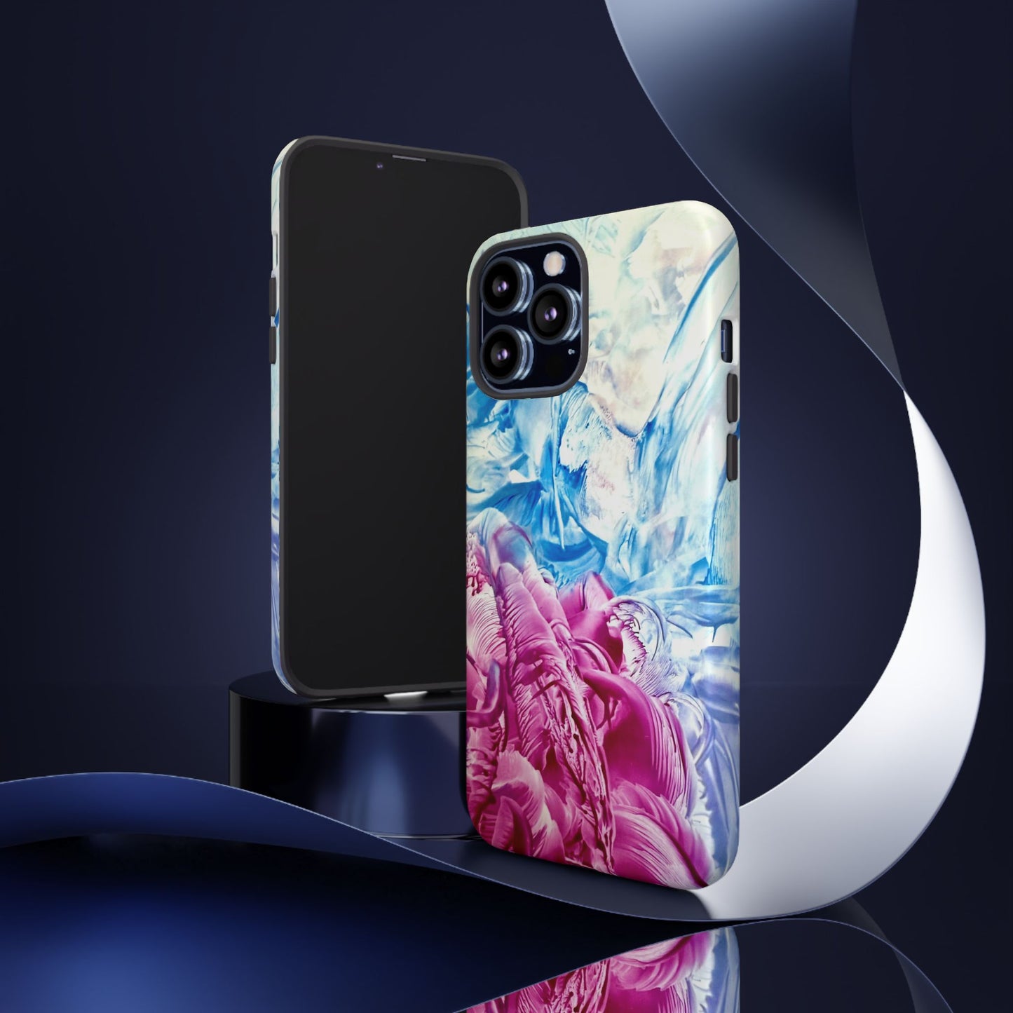 Stylish Hard Phone Case, White Horse, Art Design by Sincthus