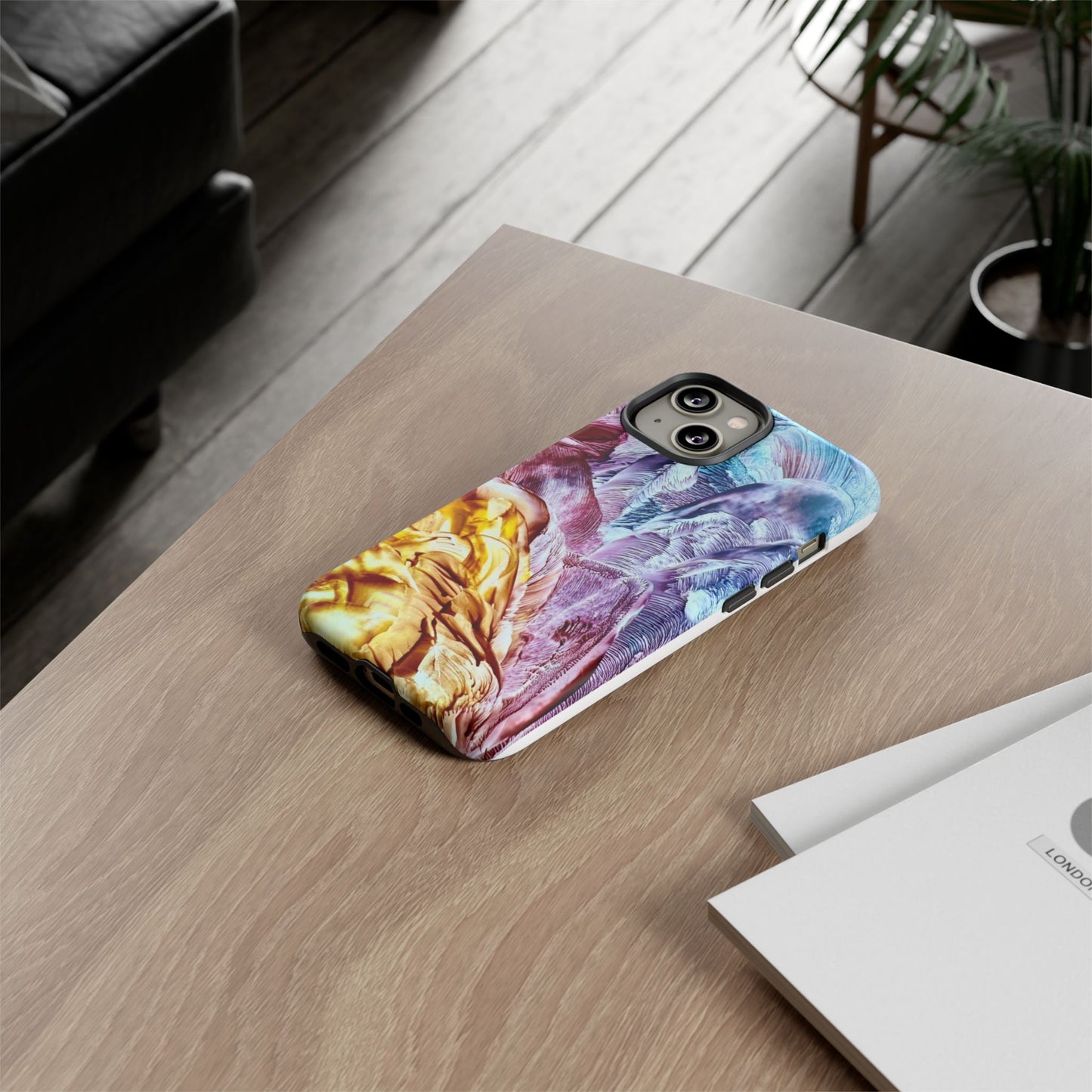 Stylish Hard Phone Case, Waves, Art Design by Sincthus