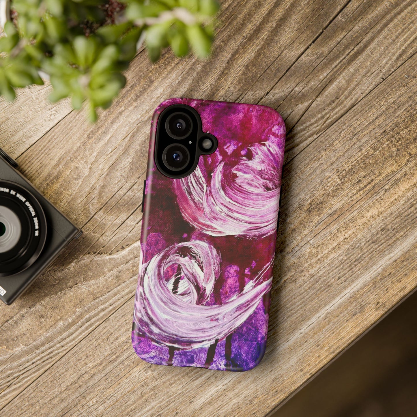 Stylish Hard Phone Case, Love Path, Art Design by Sincthus