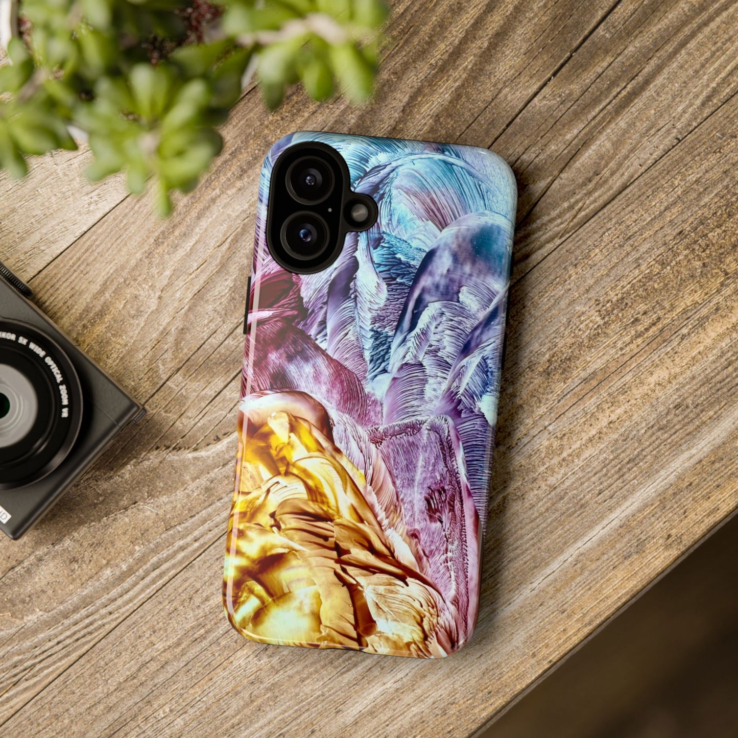 Stylish Hard Phone Case, Waves, Art Design by Sincthus
