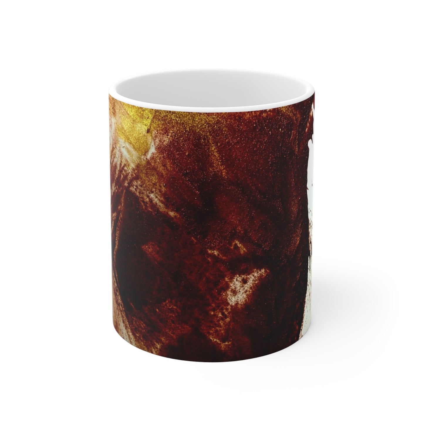 Artistic Ceramic Mug, Autumn, Art Design by Sincthus