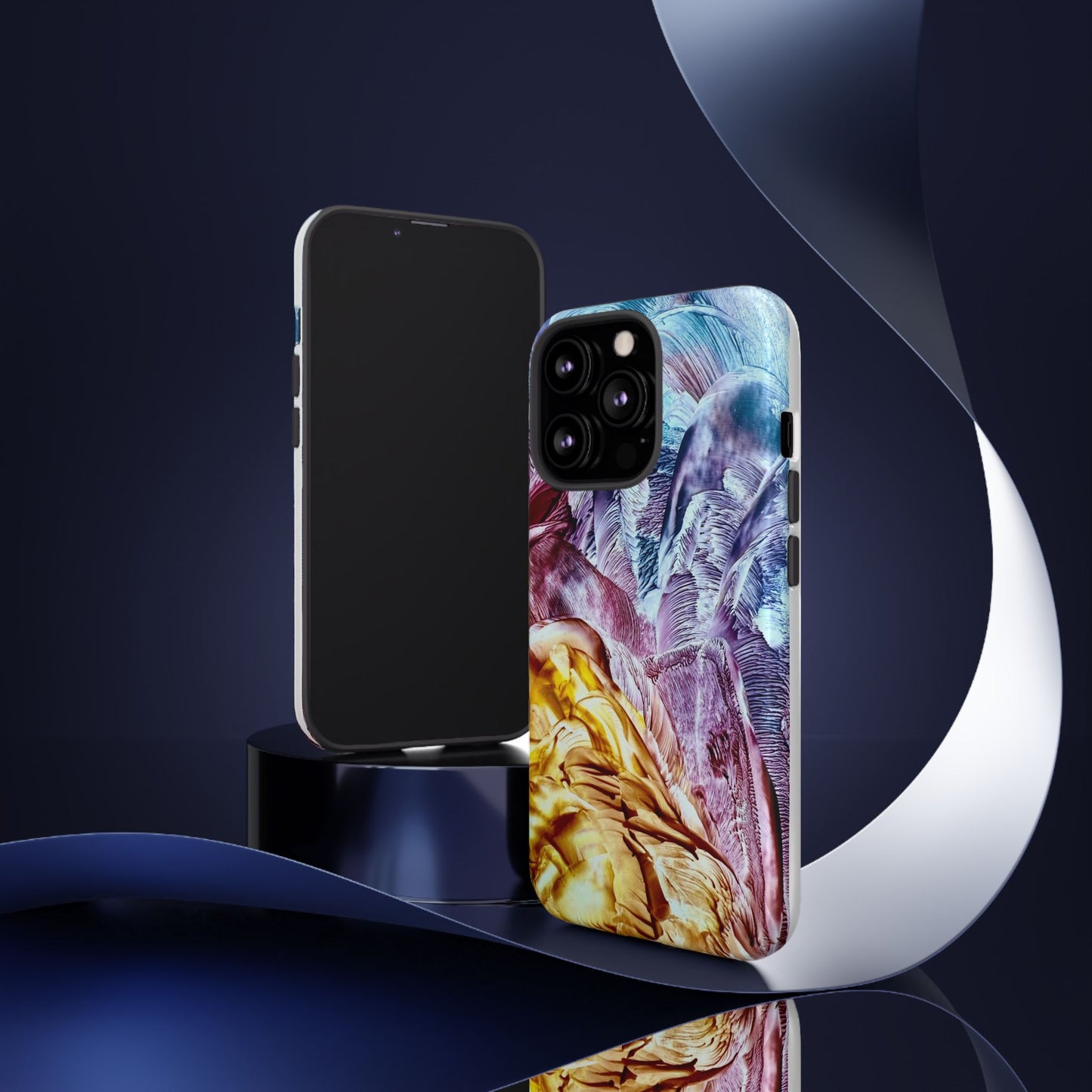 Stylish Hard Phone Case, Waves, Art Design by Sincthus