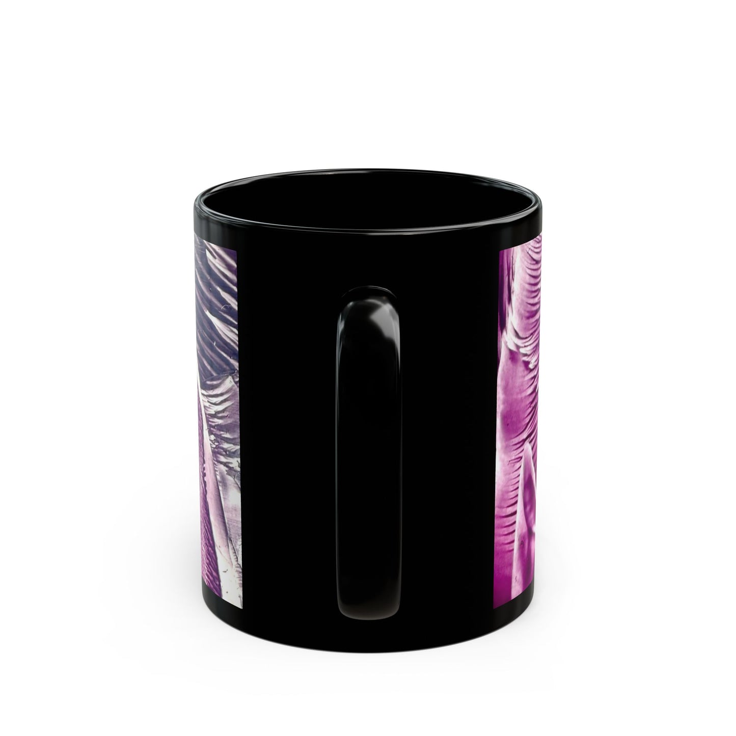 Black Ceramic Mug, Creation, Art Design by Sincthus